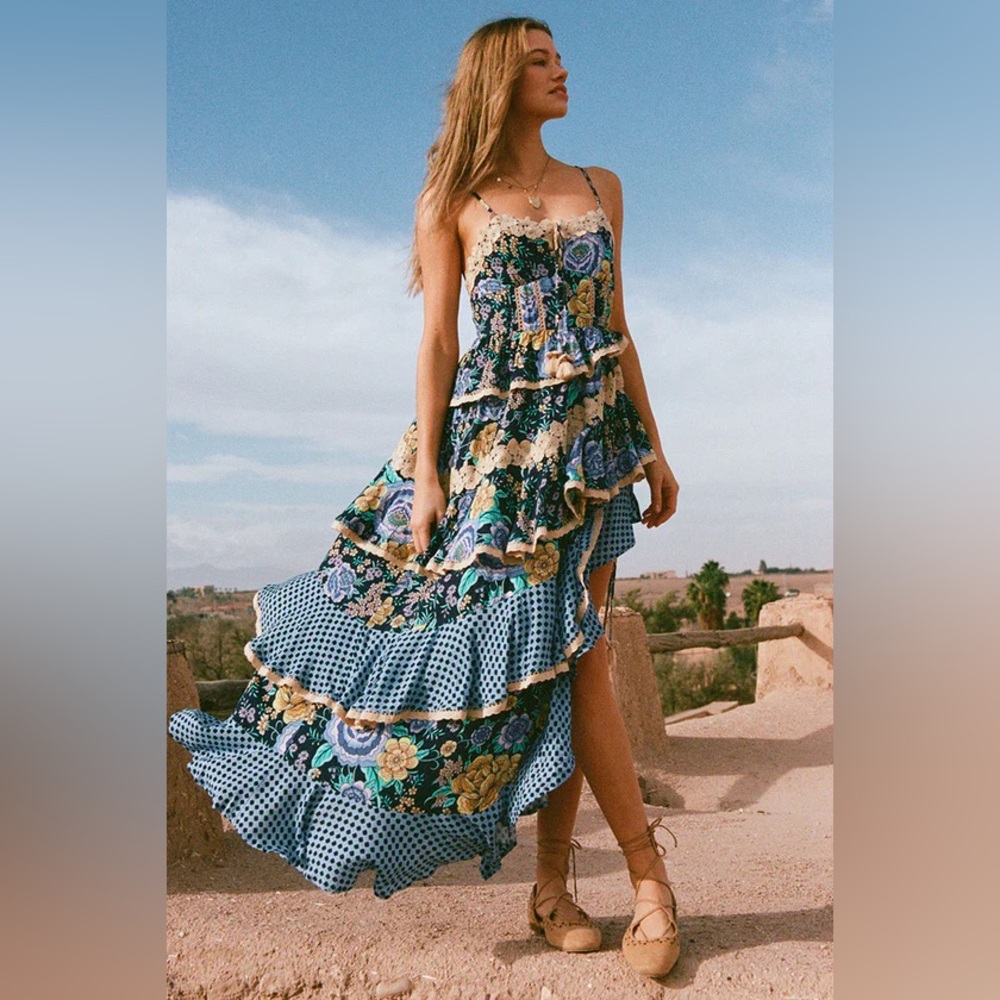 Free People Spell x FP Full Bloom Ruffle Dress